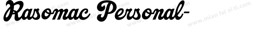Rasomac Personal字体转换
